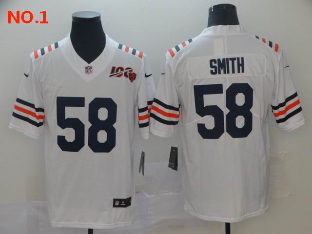 Men's Chicago Bears #58 Roquan Smith Nike Jersey-7